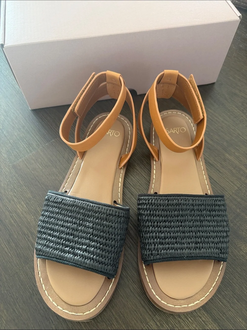 TWO PAIR - SARTO By Franco Sarto Rosa - Flat Sandals